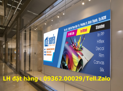 Nhận làm biển hộp đèn siêu mỏng mica với số lượng theo yêu cầu