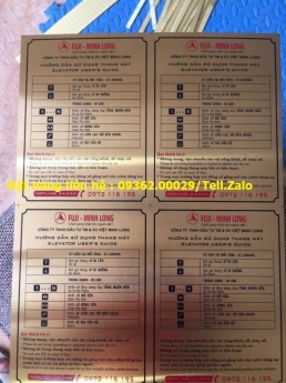 CHuyên sản xuất biển nội quy giá tốt , đặt hàng lấy nhanh