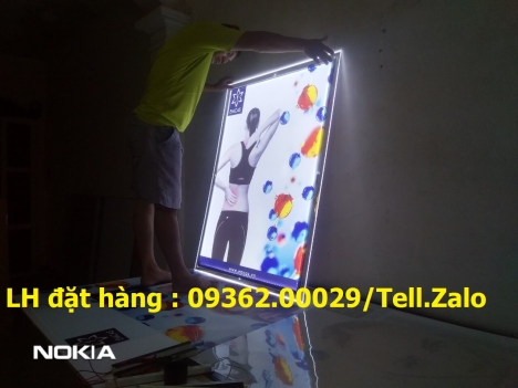 Nhận làm biển hộp đèn siêu mỏng mica với số lượng theo yêu cầu