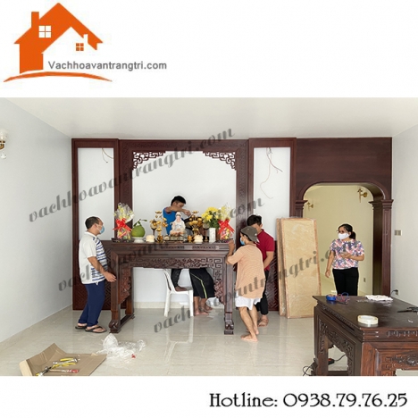 Đơn vị thiết kế phòng thờ đẹp cổ điển tại Quận 12