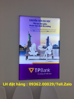 Nhận làm biển hộp đèn siêu mỏng mica với số lượng theo yêu cầu