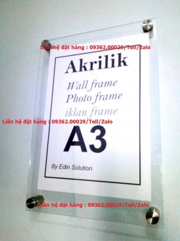 Khung poster treo tường giá tốt- Chuyên cung cấp khung tranh mica