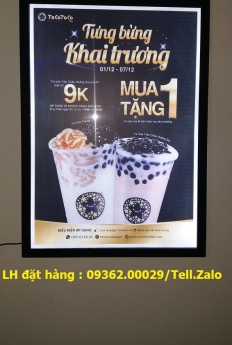 Nhận làm biển hộp đèn siêu mỏng mica với số lượng theo yêu cầu