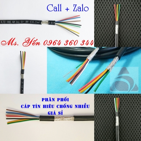 Cáp tín hiệu cân điện tử 4c x 0.22mm2