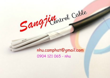 Cáp điều khiển Sangjin loại 1 có lưới chống nhiễu