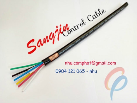 Cáp điều khiển Sangjin loại 1 có lưới chống nhiễu