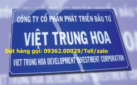 Làm biển công ty lấy ngay sản phẩm chất lượng mẫu mã tốt