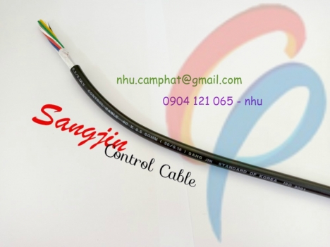 Cáp điều khiển Sangjin loại 1 có lưới chống nhiễu
