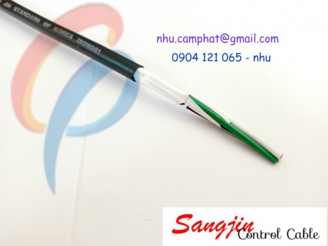 Cáp điều khiển Sangjin loại 1 có lưới chống nhiễu
