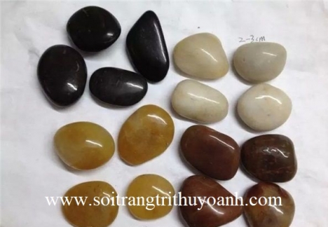 Sỏi bóng trang trí tiểu cảnh sân vườn