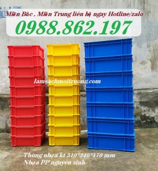 thùng nhựa có nắp B4, hộp nhựa B4, thùng nhựa công nghiệp giá rẻ, sản xuất nhựa công nghiêp