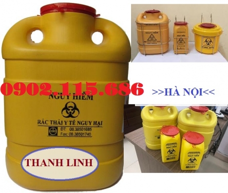 Hộp an toàn, hộp đựng vật sắc nhọn y tế, hộp đựng bơm kim tiêm, tại Hà Nội.