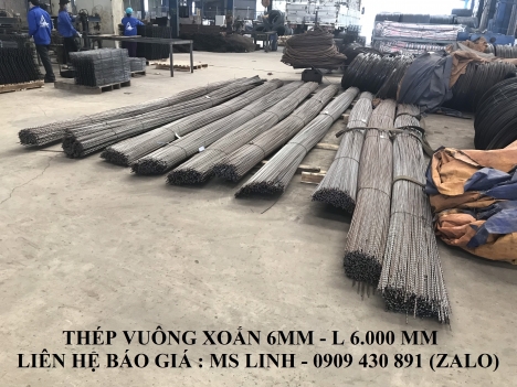 Thép vuông đặc 6mm - Công ty Nhật Thành