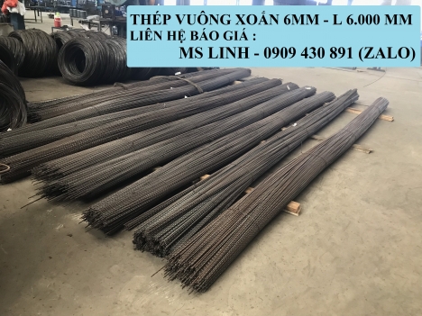 Thép vuông đặc 6mm - Công ty Nhật Thành