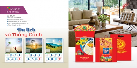 Công ty in lịch tết giá rẻ | in lịch tết 2022