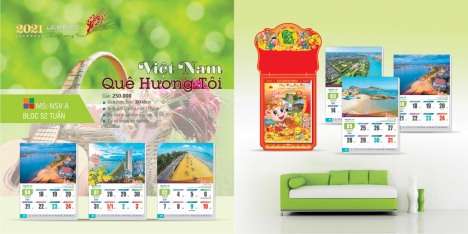 Công ty in lịch tết giá rẻ | in lịch tết 2022