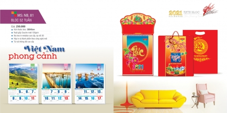 Công ty in lịch tết giá rẻ | in lịch tết 2022