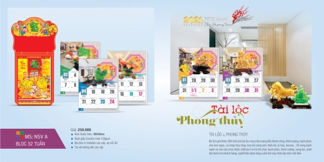 Công ty in lịch tết giá rẻ | in lịch tết 2022