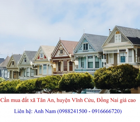 Cần mua đất Tân An, Vĩnh Cửu, Đồng Nai giá cao, mua chính chủ, thiện chí mua, chịu phí