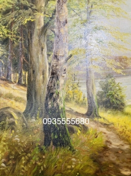 Tranh sơn dầu phong cảnh khổ lớn