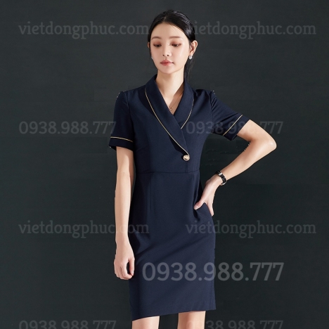 Địa chỉ may váy liền đồng phục thời trang, cao cấp, giá rẻ đang được yêu thích