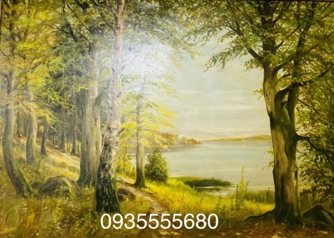 Tranh sơn dầu phong cảnh khổ lớn