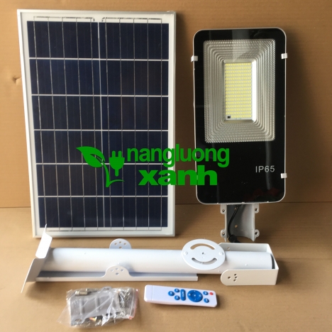 Đèn đường năng lượng mặt trời bàn chải 100W