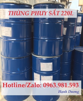 Thùng phuy sắt nắp hở, phuy mở 220L, thùng phuy sắt 220L