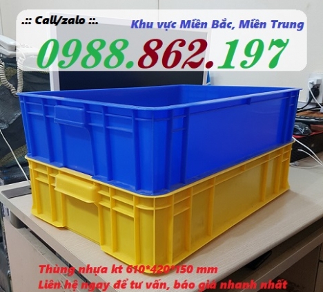 Sóng nhựa đặc HS007, sóng nhựa bít, thùng nhựa HS007, thùng nhựa có nắp đậy