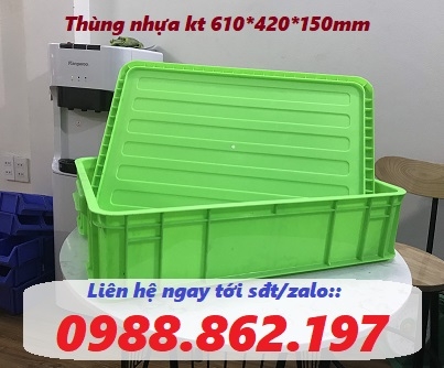 Sóng nhựa đặc HS007, sóng nhựa bít, thùng nhựa HS007, thùng nhựa có nắp đậy, sóng nhựa đặc có nắp.