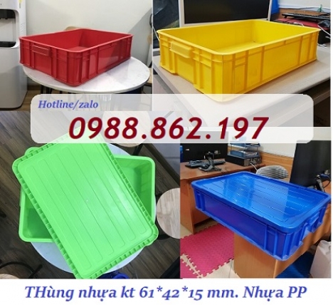 Sóng nhựa đặc HS007, sóng nhựa bít, thùng nhựa HS007, thùng nhựa có nắp đậy