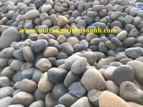 Đá cuội to, cuội tròn, cuội tự nhiên các loại