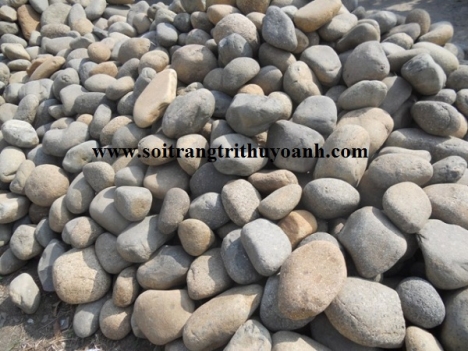Đá cuội to, cuội tròn, cuội tự nhiên các loại