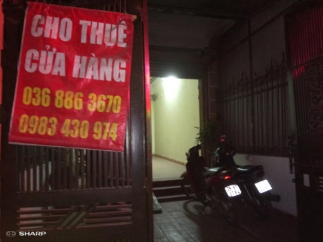 Cho thuê cửa hàng tại số 234 và 236 phố Vĩnh Hưng