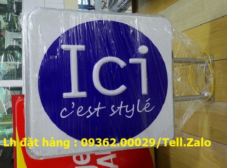 Thi công lắp đăt biển quảng cáo hộp đèn hút nổi tại Hà Nội giá rẻ tiện lợi