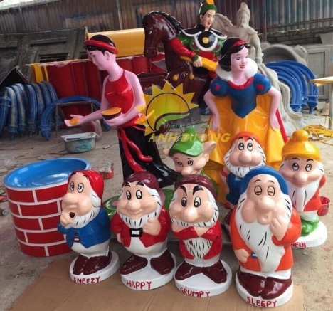 Bộ tượng vườn cổ tích trang trí
