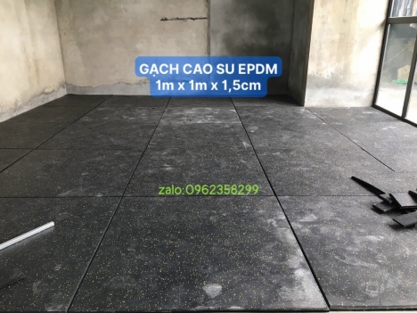 Thảm cao su epdm cao cấp phòng gym