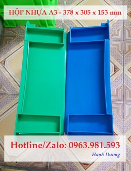 Hộp nhựa A3, thùng nhựa đặc A3, khay nhựa A3, sóng nhựa bít