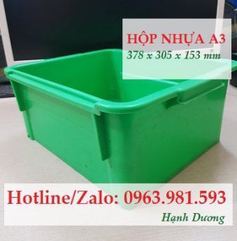 Hộp nhựa A3, thùng nhựa đặc A3, khay nhựa A3, sóng nhựa bít
