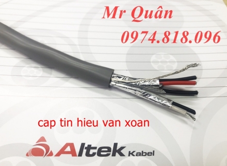 Cáp tín hiệu âm thanh, cáp tín hiệu vặn xoắn 18AWG
