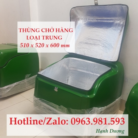 Thùng chở hàng loại trung, thùng chở hàng sau xe máy