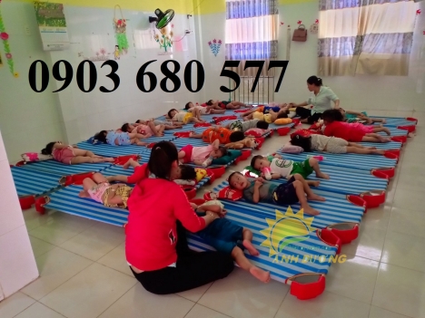 Chuyên bán sỉ giường lưới mầm non dành cho trẻ nhỏ