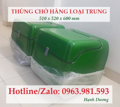 Thùng chở hàng loại trung, thùng chở hàng sau xe máy