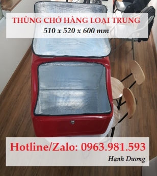 Thùng chở hàng loại trung, thùng chở hàng sau xe máy