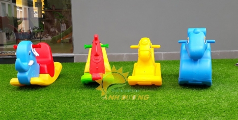 Bập bênh hình thú cho bé (hàng loại tốt)