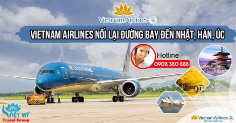 Vietnam Airlines nối lại đường bay đến Narita, Incheon, Sydney