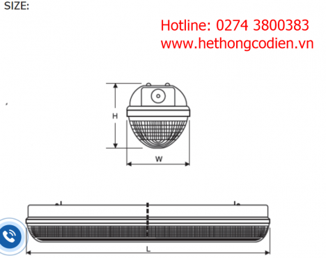 BỘ ĐÈN CHỐNG THẤM, CHỐNG BỤI PIFH236L36