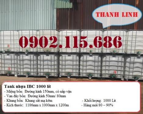 Tank nhựa IBC 1000 lít cũ