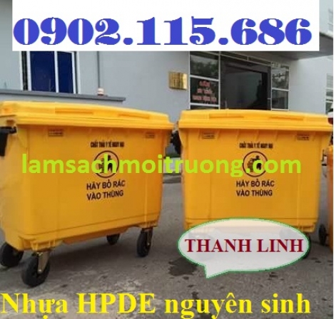 Xe thu gom rác 660L  – lựa chọn hoàn hảo bảo vệ môi trường đô thị
