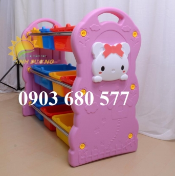 Kệ nhựa, giá để nhựa, tủ nhựa trẻ em dành cho trường lớp mầm non